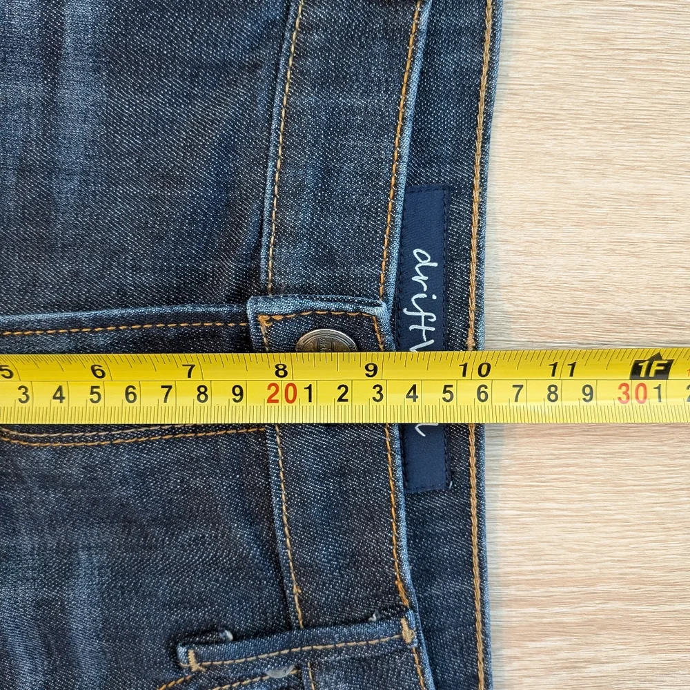 Driftwood Jeans Women's 32 Dark Blue Embroidered - Picture 7 of 10